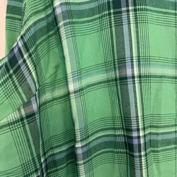 J. Jill Green Plaid Tunic Top - Picture 4 of 5